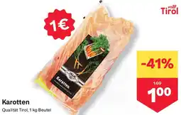 MPreis Karotten Angebot