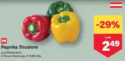 MPreis Paprika Tricolore Angebot