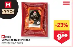 MPreis Schweine Rückensteak Angebot