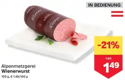 MPreis Alpenmetzgerei Wienerwurst Angebot