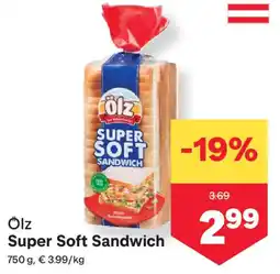 MPreis Super Soft Sandwich Angebot