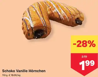 MPreis Schoko Vanille Hörnchen Angebot