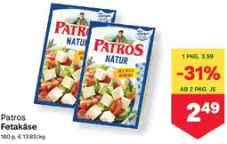 MPreis Patros Fetakäse Angebot