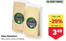MPreis Käse Rebellen Angebot