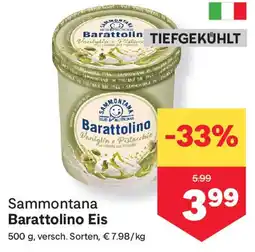 MPreis Sammontana Barattolino Eis Angebot