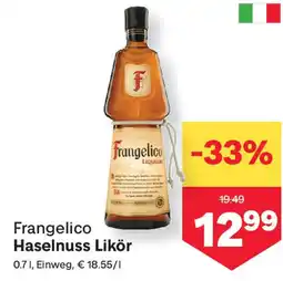 MPreis Frangelico Haselnuss Likör Angebot