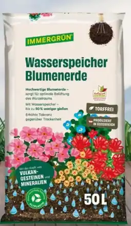 Lagerhaus Immergrün Wasserspeichernde Blumenerde Torffrei Angebot