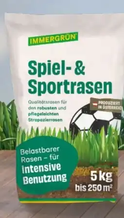 Lagerhaus Immergrün Rasensamen Spiel und Sport Angebot