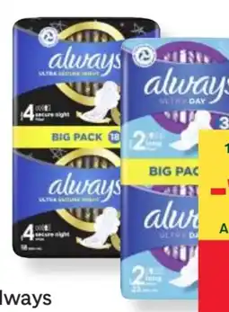 MPreis Always Ultra Binden Angebot