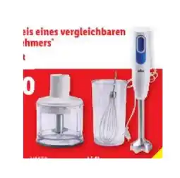 Lidl Noch mehr SPARen Verkaufspreis eines vergleichbaren Marktteilnehmers Stabmixer-Set Lidl Angebot