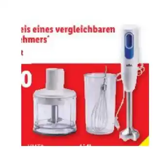 Lidl Noch mehr SPARen Verkaufspreis eines vergleichbaren Marktteilnehmers Stabmixer-Set Lidl Angebot