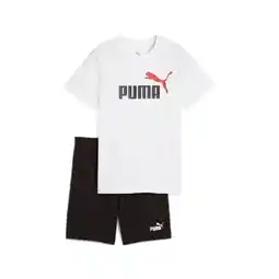 Hervis 2er Sportswear Kombi ESS 2 COLOR No. 1 Logo Tee and Shorts Set B weiß HERVIS Angebot