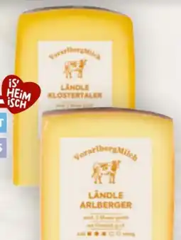 Billa Vorarlbergmilch Ländle Arlberger Angebot