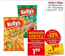 Interspar Kelly's Chips Angebot