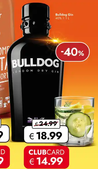 Travel FREE Bulldog Gin Angebot
