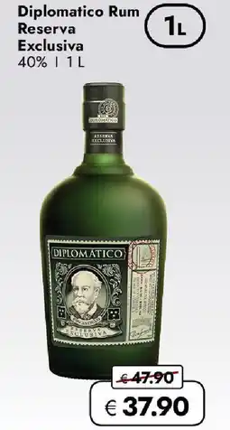 Travel FREE Diplomatico Rum Reserva Exclusiva Angebot