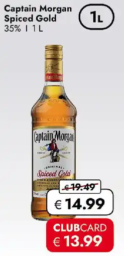 Travel FREE Captain Morgan Spiced Gold Angebot