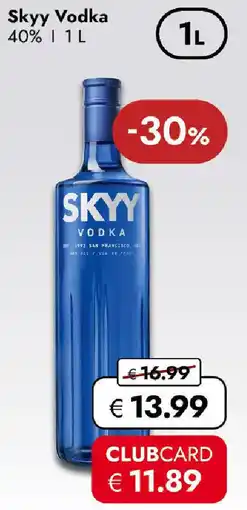 Travel FREE Skyy Vodka Angebot