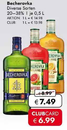 Travel FREE Becherovka Angebot