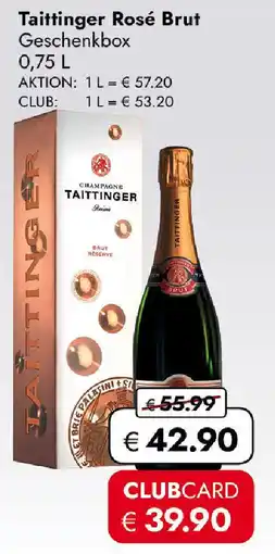 Travel FREE Taittinger Rosé Brut Geschenkbox Angebot