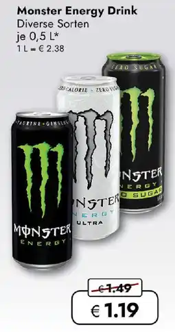 Travel FREE Monster Energy Drink Angebot