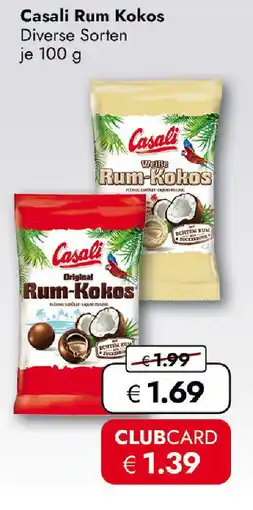 Travel FREE Casali Rum Kokos Angebot