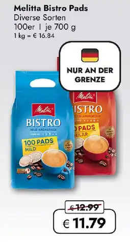 Travel FREE Melitta Bistro Pads Angebot