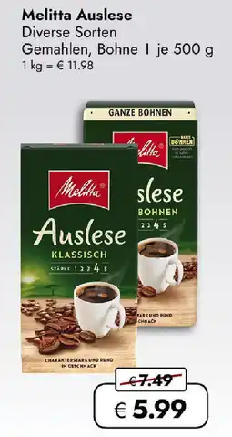 Travel FREE Melitta Auslese Angebot