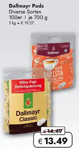 Travel FREE Dallmayr Pads Angebot