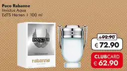 Travel FREE Paco Rabanne Invictus Aqua Angebot