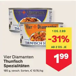 MPreis Vier Diamanten Thunfisch Spezialitäten Angebot