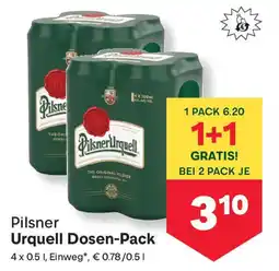 MPreis Pilsner Urquell DosenPilsner Pack Angebot