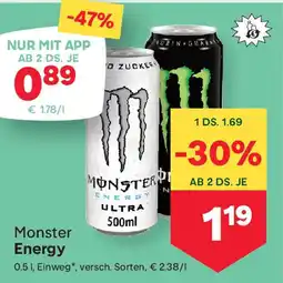 MPreis Monster Energy Angebot