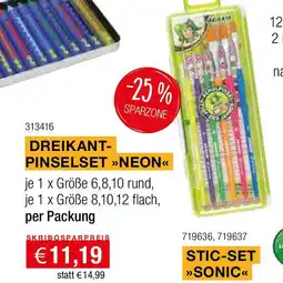 Skribo Dreikant pinselset neon Angebot