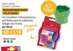 Skribo Wasserbecher clic&go Angebot