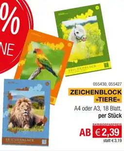Skribo Zeichenblock tiere Angebot
