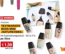 Skribo Textmarker boss mini naturevibes Angebot