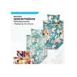 Hofer Satin Bettwäsche Tuchent Gr. 140 x 220 cm HOFER Angebot