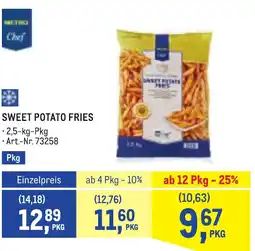 Metro Sweet Potato Fries Angebot