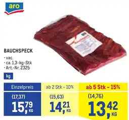 Metro Bauchspeck Angebot