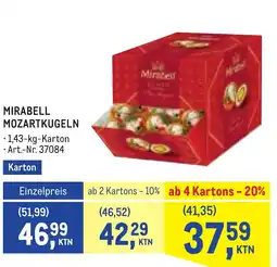 Metro Mirabell mozartkugeln Angebot