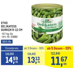 Metro Efko delikatess gurken Angebot