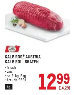 Metro Kalb rosé austria kalb rollbraten Angebot
