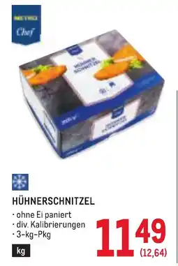 Metro Hühnerschnitzel Angebot