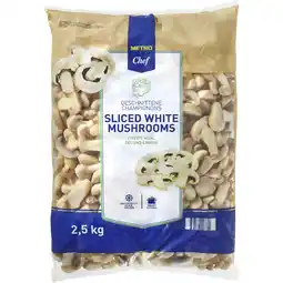 Metro Champignons geschnitten, Preisangabe ohne MwSt. (Preis inkl. MwSt. 3,60 €), METRO Angebot