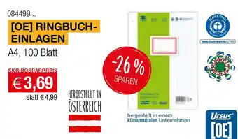 Skribo Ringbucheinlagen Angebot