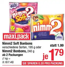 Maximarkt Nimm2 Soft Bonbons Angebot