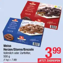 Maximarkt Weiss Herzen/Sterne/Brezeln Angebot