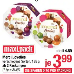 Maximarkt Merci Lovelies Angebot