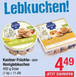 Maximarkt Kastner Früchte oder Honiglebkuchen Angebot